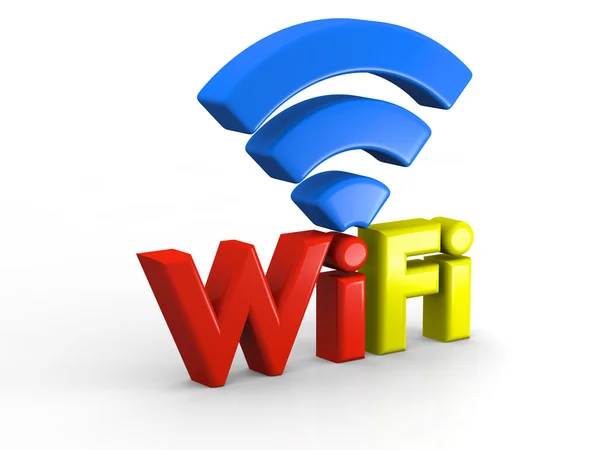 WiFi символ — стокове фото