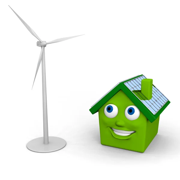 Fonti energetiche verdi — Foto Stock