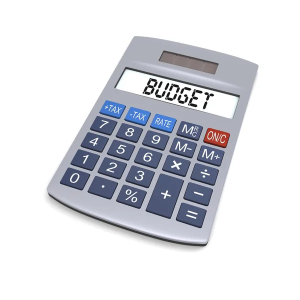 Budget calculator — Stockfoto