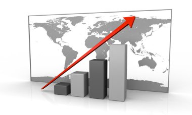 Global growth clipart