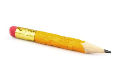 Chewed Pencil_1 clipart