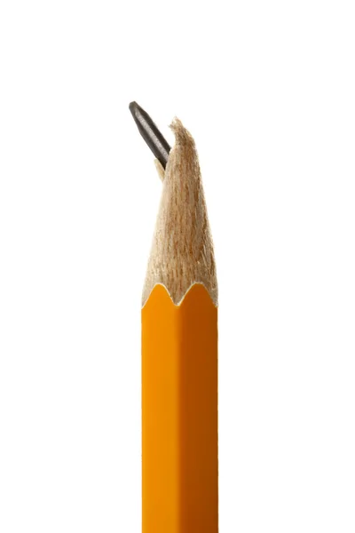 Złamany ołówek — Zdjęcie stockowe