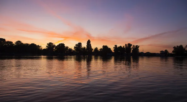 stock image Evening red sunset