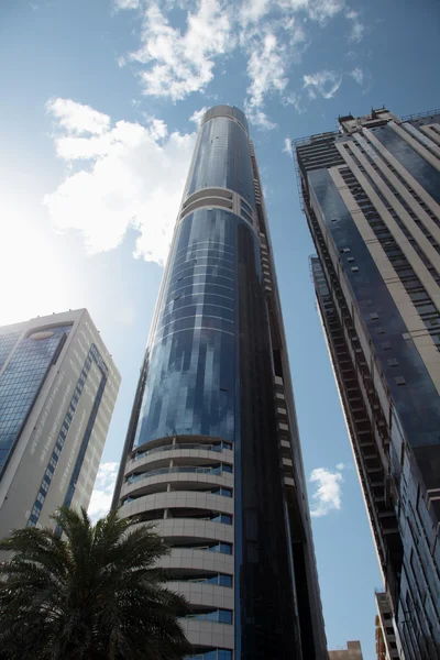 Höga moderna skyskrapor — Stockfoto