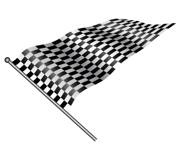 Checkered flag. — Stock Vector