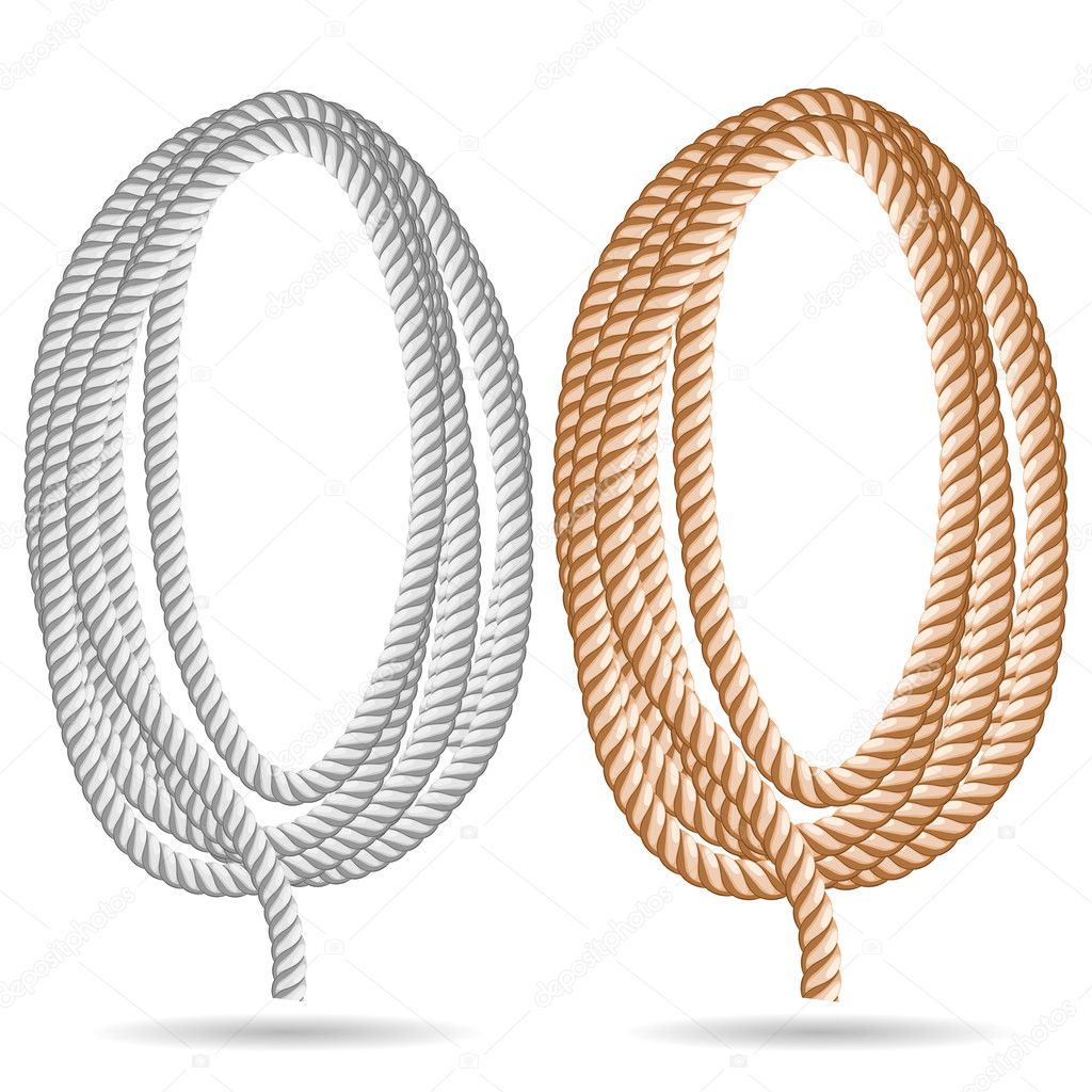 Illustration of a rope — Stock Vector © cherkas #10192460