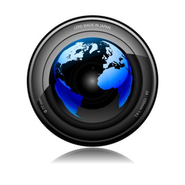 Lens camera clipart