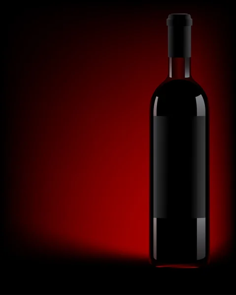 Μπουκάλι κρασί — Διανυσματικό Αρχείο