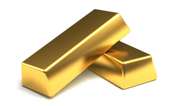 Two gold bars. — Stock Photo, Image