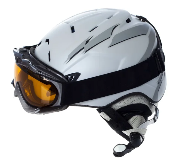 헬멧과 고글 스키 — 스톡 사진