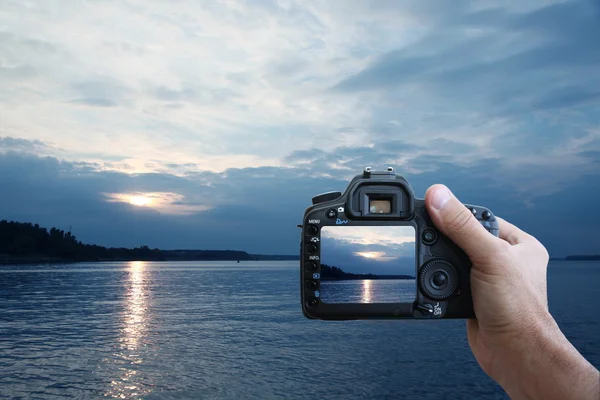 Câmera fotográfica digital — Fotografia de Stock