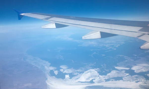 비행에서 구름의 보기 — 스톡 사진