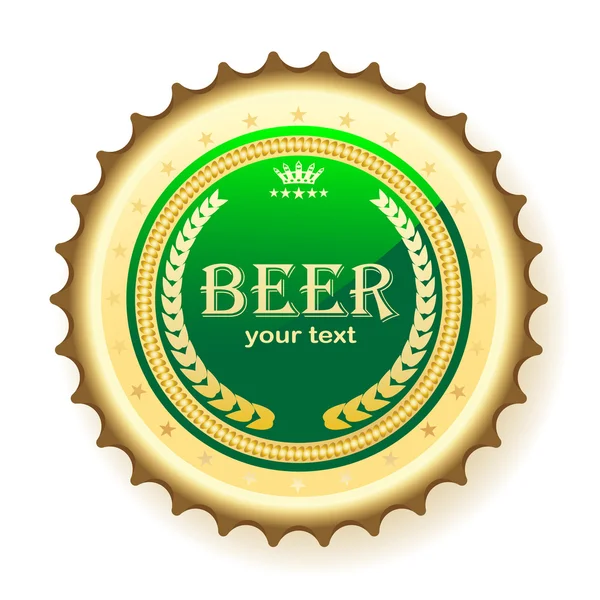 Piwo, kapsli — Wektor stockowy
