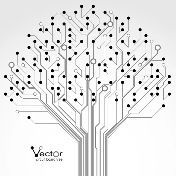 Patrón de placa de circuito — Vector de stock