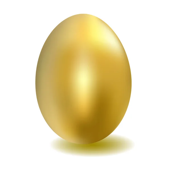 Gold egg — Stock Vector