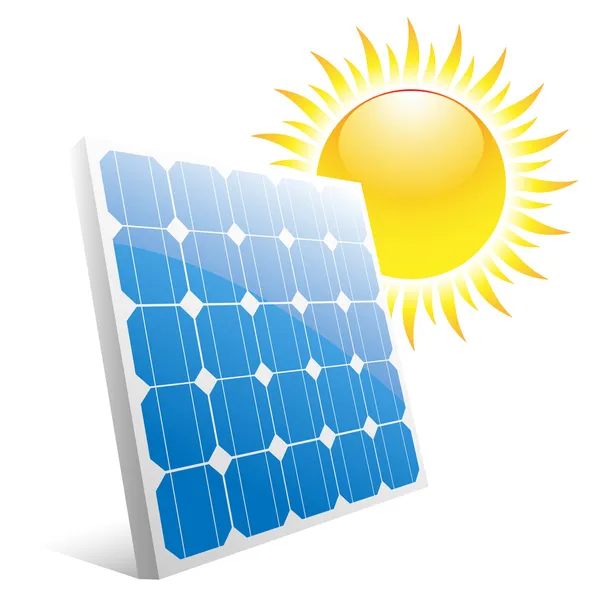 Pannello solare — Vettoriale Stock