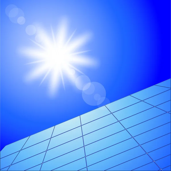 太阳能电池板 — 图库矢量图片