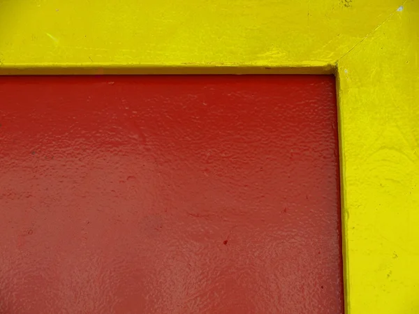 Rote und gelbe Farbflächen — Stockfoto