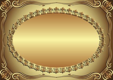 Golden background clipart