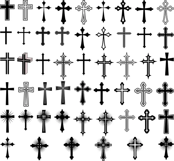 Кресты — стоковый вектор