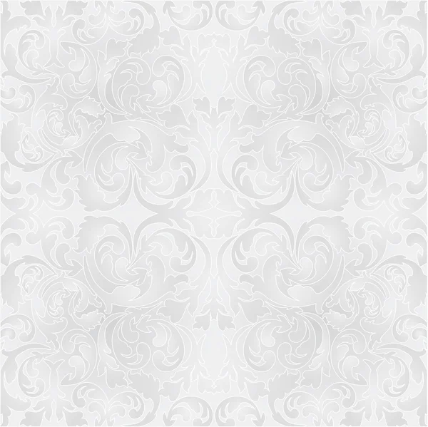 Witte en grijze decoratieve achtergrond — Stockvector