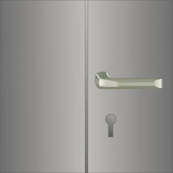 Металлическая дверь — стоковый вектор