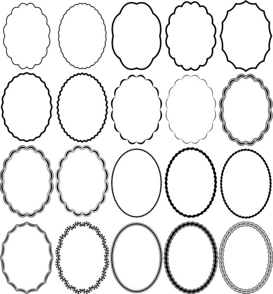 Frames oval