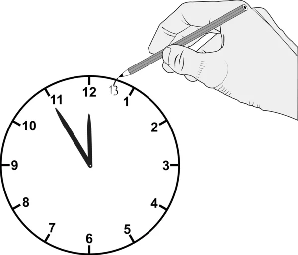 Cadran Horloge — Image vectorielle