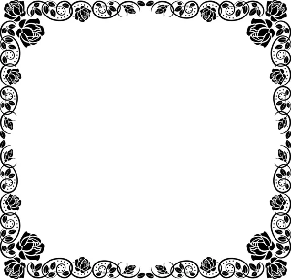 Roses de cadre — Image vectorielle