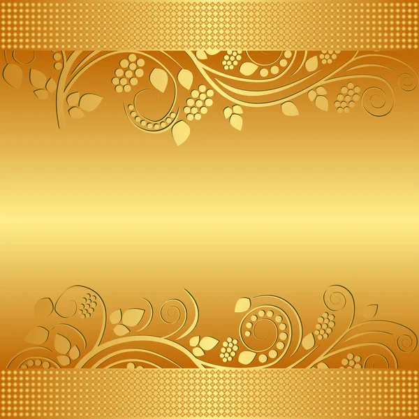 stock vector Golden background