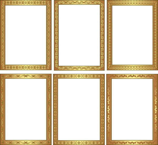 Gouden frame — Stockvector