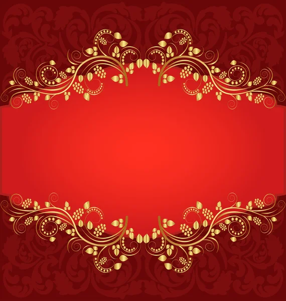 Red background — Stock Vector