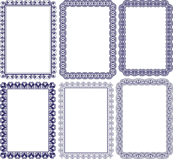 stock vector Rectangular frames