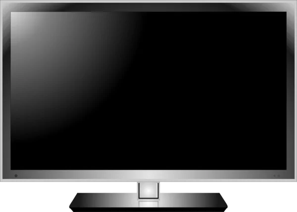 LCD síkképernyős TV-vel — 스톡 벡터