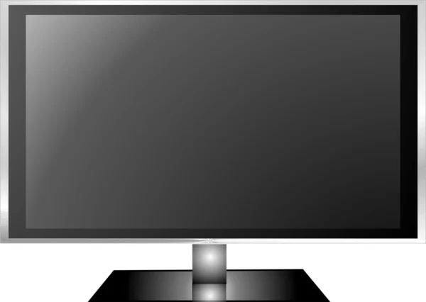 Platt skärm Tv — Stock vektor