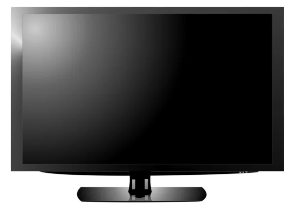 LCD TV black — Stock Vector