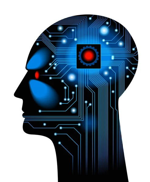 Штучний інтелект — стоковий вектор