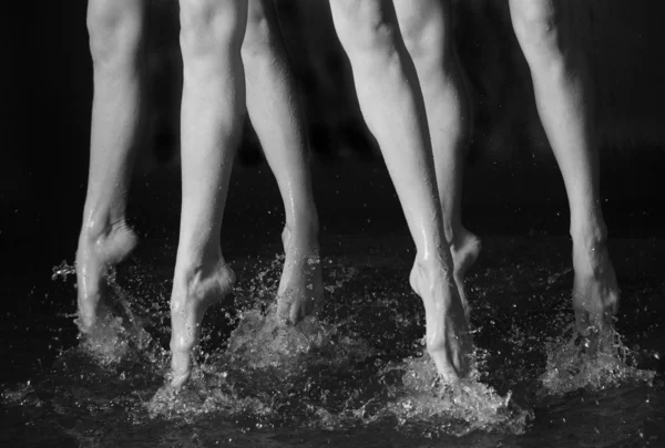 Танцующие ноги — стоковое фото