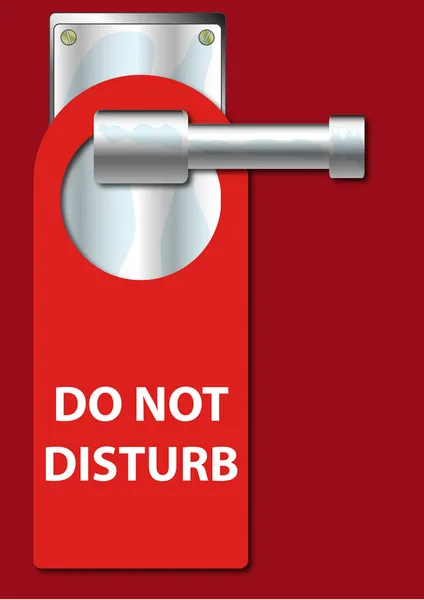 stock vector Do Not Disturb