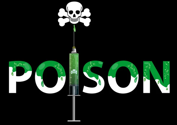 Poison Icon — Stock Vector