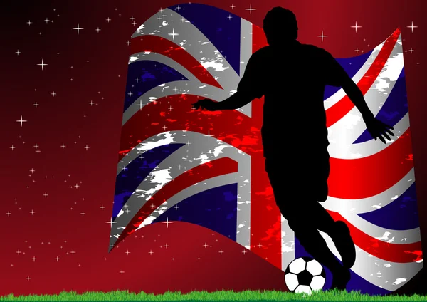 Англії футбол — стоковий вектор