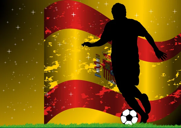 Calcio spagnolo — Vettoriale Stock
