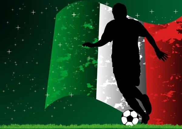 Italienska fotboll — Stock vektor