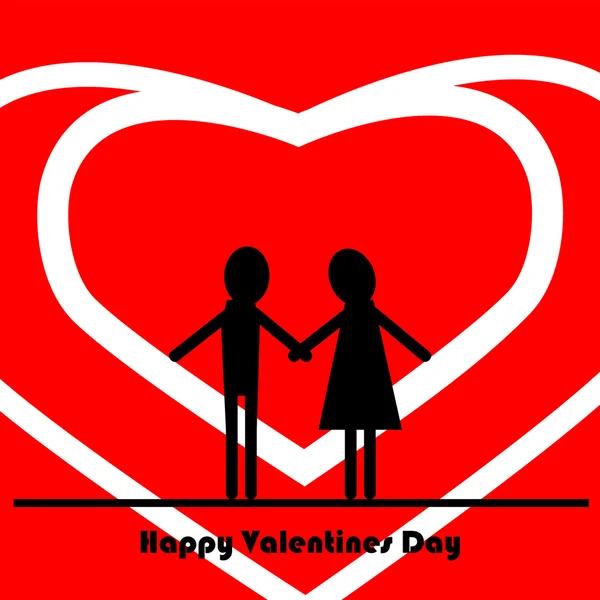 stock vector Valentine Couples