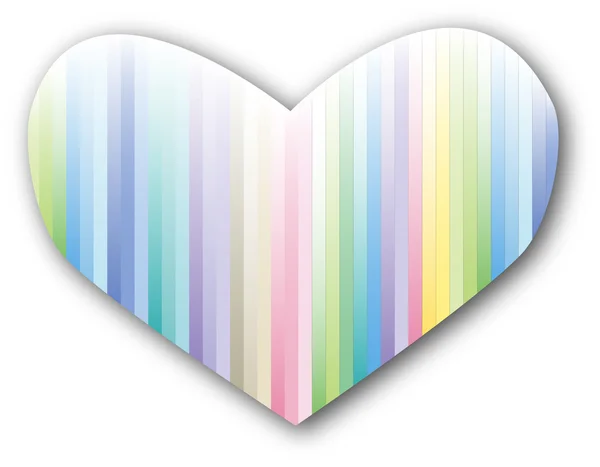 Pastel coeur — Image vectorielle
