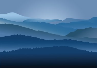 Blue Mountain clipart