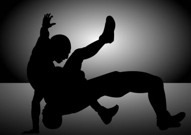 Wrestling clipart