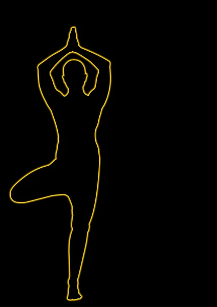 Yoga 4 — Image vectorielle