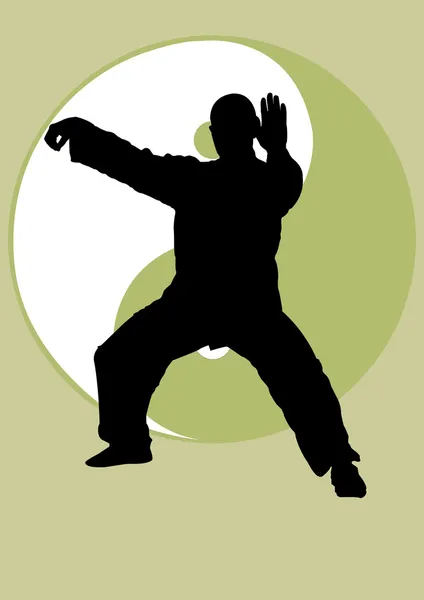 Tai Chi 1 — Stok Vektör