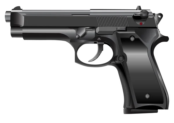Pistol revolver — Stockový vektor